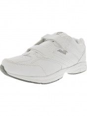 Avia barbati Union Slip Resistant White / Chrome Silver Lemon Yellow Ankle-High Leather Walking Shoe foto