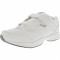 Avia barbati Union Slip Resistant White / Chrome Silver Lemon Yellow Ankle-High Leather Walking Shoe