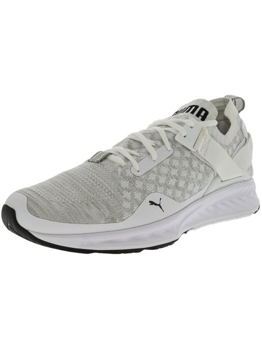 Puma barbati Ignite Evoknit Lo White / Vaporous Grey Black Ankle-High Running Shoe foto mare Puma barbati Ignite Evoknit Lo White / Vaporous Grey Black Ankle-High Running Shoe foto mare