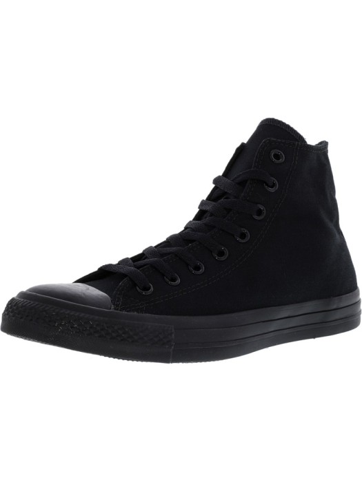 Converse Chuck Taylor All Star Hi Black / Monochrome High-Top Leather Fashion Sneaker foto mare Converse Chuck Taylor All Star Hi Black / Monochrome High-Top Leather Fashion Sneaker foto mare