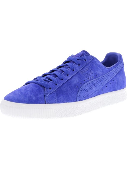 Puma barbati Clyde Mjrl Fm Dazzling Blue / Ankle-High Suede Fashion Sneaker foto mare Puma barbati Clyde Mjrl Fm Dazzling Blue / Ankle-High Suede Fashion Sneaker foto mare