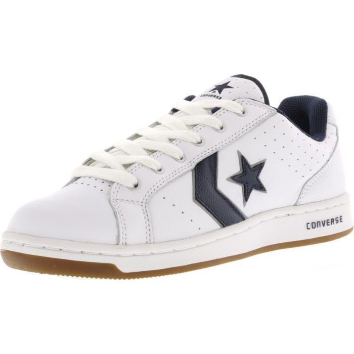 Converse Karve Ox White / Navy Ankle-High Fashion Sneaker Converse Karve Ox White / Navy Ankle-High Fashion Sneaker