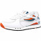 Fila barbati Overpass White / Red Orange Biscay Bay Ankle-High Fashion Sneaker