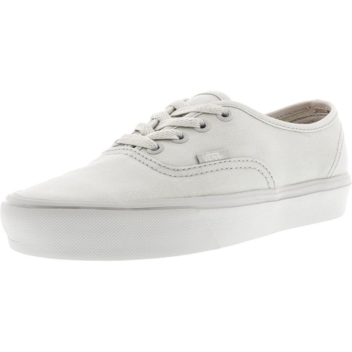 Vans Authentic Lite Mono Dawn Blue / Ankle-High Canvas Skateboarding Shoe foto mare Vans Authentic Lite Mono Dawn Blue / Ankle-High Canvas Skateboarding Shoe foto mare