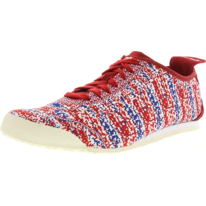 Onitsuka Tiger Mexico66 Knit True Red / Ankle-High Fabric Running Shoe foto mare Onitsuka Tiger Mexico66 Knit True Red / Ankle-High Fabric Running Shoe foto mare