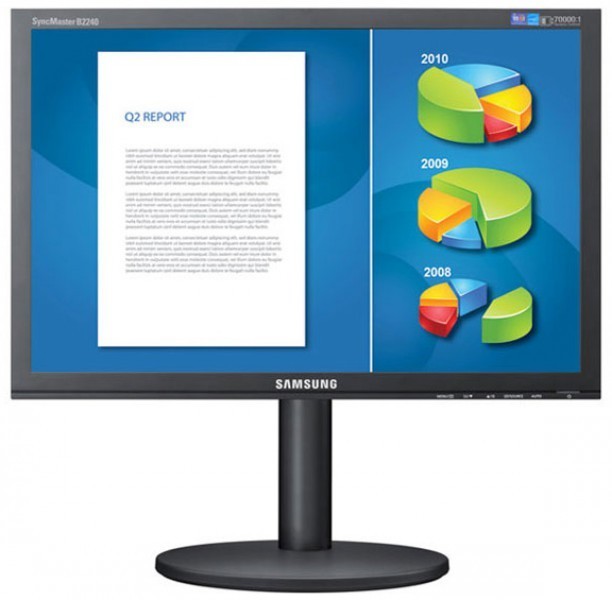 Monitor Samsung B2440, 24 inci, 1920 x 1080, VGA, DVI, HDMI Full HD, 70000:1 foto mare Monitor Samsung B2440, 24 inci, 1920 x 1080, VGA, DVI, HDMI Full HD, 70000:1 foto mare