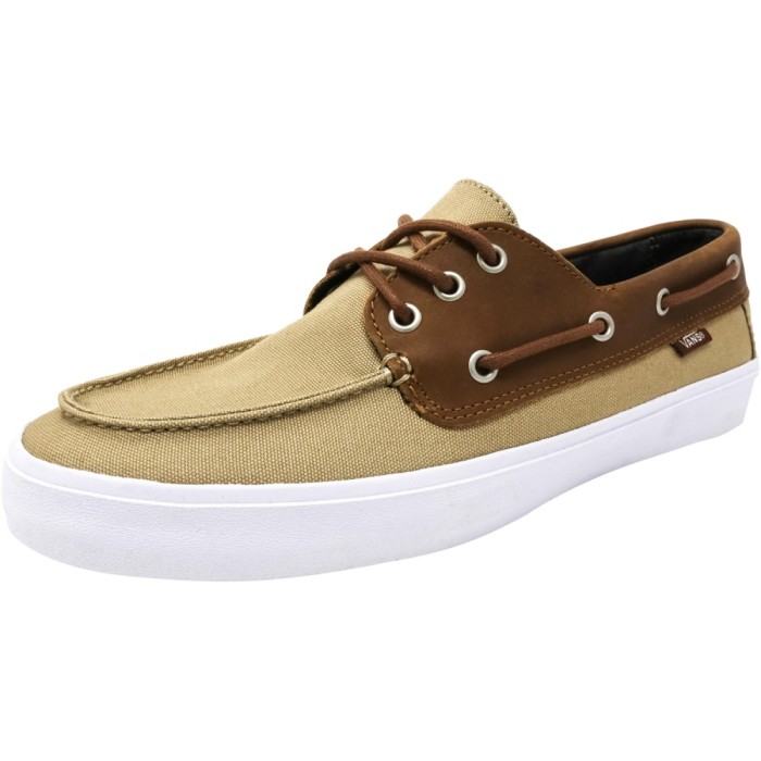 Vans barbati Chauffeur Sf C And L Khaki / Chambray Ankle-High Leather Flat Shoe Vans barbati Chauffeur Sf C And L Khaki / Chambray Ankle-High Leather Flat Shoe