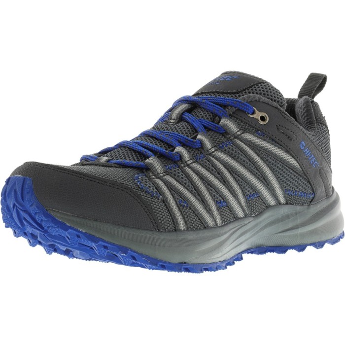 Hi-Tec barbati Sensor Trail Lite Graphite / Cobalt Ankle-High Runner foto mare Hi-Tec barbati Sensor Trail Lite Graphite / Cobalt Ankle-High Runner foto mare