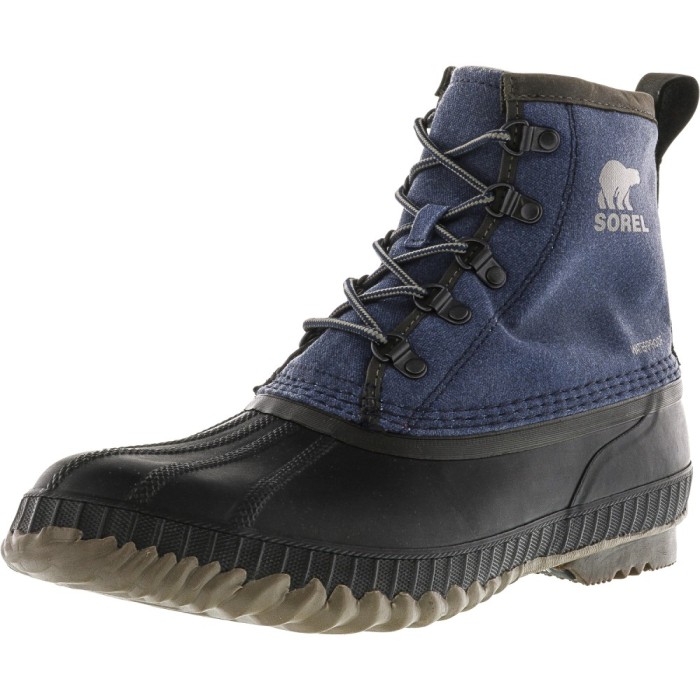 Sorel barbati Cheyanne Ii Short Cvs Collegiate Navy / Quarry Ankle-High Rain Boot foto mare Sorel barbati Cheyanne Ii Short Cvs Collegiate Navy / Quarry Ankle-High Rain Boot foto mare