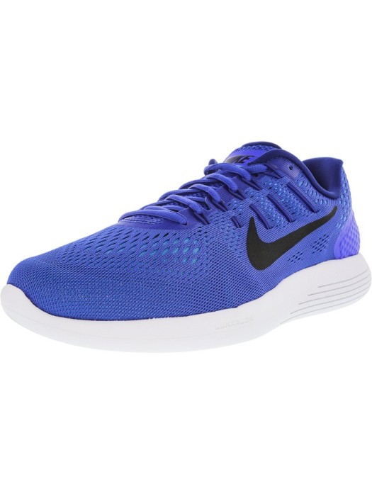 Nike barbati Lunarglide 8 Racer Blue / Black White Ankle-High Running Shoe foto mare Nike barbati Lunarglide 8 Racer Blue / Black White Ankle-High Running Shoe foto mare
