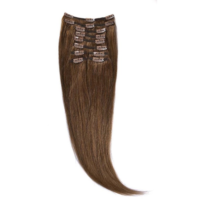 Clip-On Par Natural 50cm 100gr Saten Natural #7 foto mare Clip-On Par Natural 50cm 100gr Saten Natural #7 foto mare