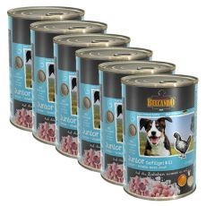 BELCANDO Junior - Poultry with egg - 6 x 400g, 5+1 GRATUIT foto mare BELCANDO Junior - Poultry with egg - 6 x 400g, 5+1 GRATUIT foto mare