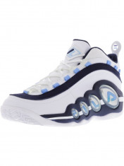 Fila barbati Bubbles White / Navy Bluebell High-Top Leather Basketball Shoe foto