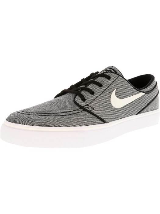 Nike barbati Zoom Stefan Janoski Black / Sail Skateboarding Shoe foto mare Nike barbati Zoom Stefan Janoski Black / Sail Skateboarding Shoe foto mare
