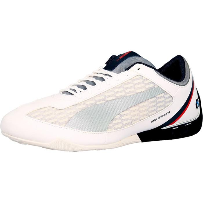 Puma barbati Power Race Bmw Motorsports White / Silver Team Blue Ankle-High Fashion Sneaker foto mare Puma barbati Power Race Bmw Motorsports White / Silver Team Blue Ankle-High Fashion Sneaker foto mare