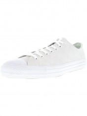 Converse Chuck Taylor All Star Pro Ox White / Teal Ankle-High Leather Fashion Sneaker foto