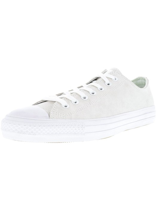 Converse Chuck Taylor All Star Pro Ox White / Teal Ankle-High Leather Fashion Sneaker foto mare Converse Chuck Taylor All Star Pro Ox White / Teal Ankle-High Leather Fashion Sneaker foto mare
