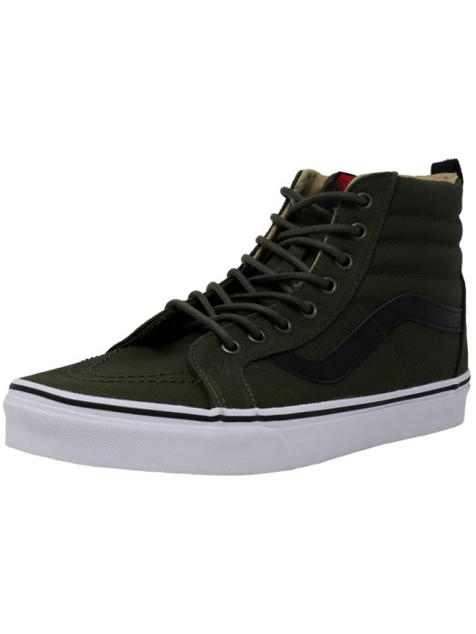 Vans barbati Sk8-Hi Reissue Military Twill Rifle Grey High-Top Canvas Skateboarding Shoe foto mare Vans barbati Sk8-Hi Reissue Military Twill Rifle Grey High-Top Canvas Skateboarding Shoe foto mare
