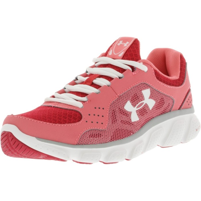 Under Armour fete Micro G Assert Iv Success / Passion Aluminum Ankle-High Running Shoe foto mare Under Armour fete Micro G Assert Iv Success / Passion Aluminum Ankle-High Running Shoe foto mare