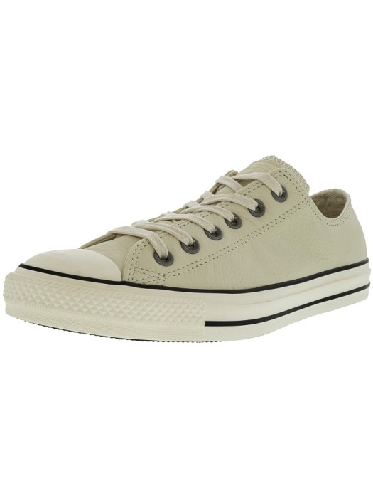 Converse Chuck Taylor All Star Ox Parchment / Blue Ankle-High Fashion Sneaker foto mare Converse Chuck Taylor All Star Ox Parchment / Blue Ankle-High Fashion Sneaker foto mare
