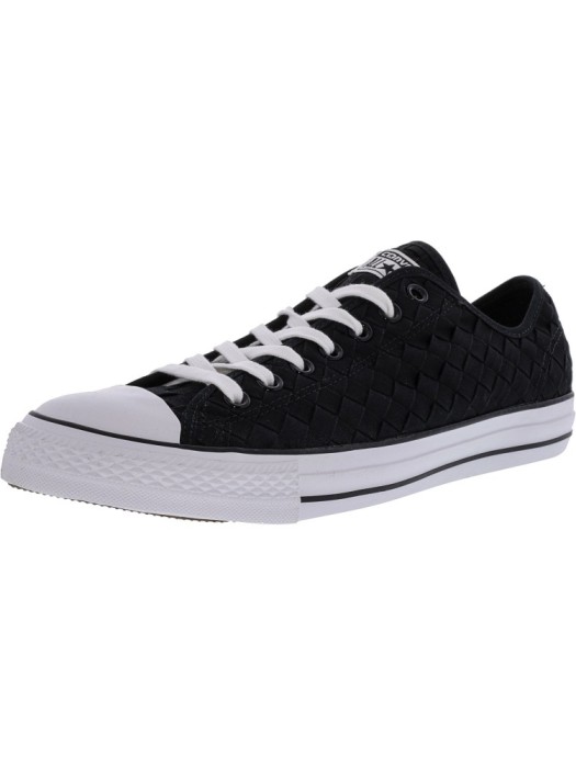 Converse Chuck Taylor All Star Ox Woven Black / Ankle-High Fashion Sneaker foto mare Converse Chuck Taylor All Star Ox Woven Black / Ankle-High Fashion Sneaker foto mare