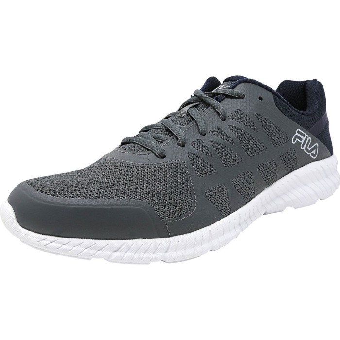 Fila barbati Memory Finity Castlerock / Navy White Ankle-High Running Shoe Fila barbati Memory Finity Castlerock / Navy White Ankle-High Running Shoe