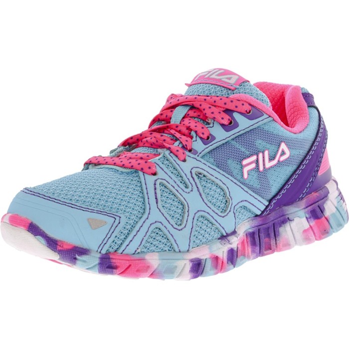 Fila Shadow Sprinter Bluefish / Electric Purple Knockout Pink Ankle-High Fashion Sneaker foto mare Fila Shadow Sprinter Bluefish / Electric Purple Knockout Pink Ankle-High Fashion Sneaker foto mare