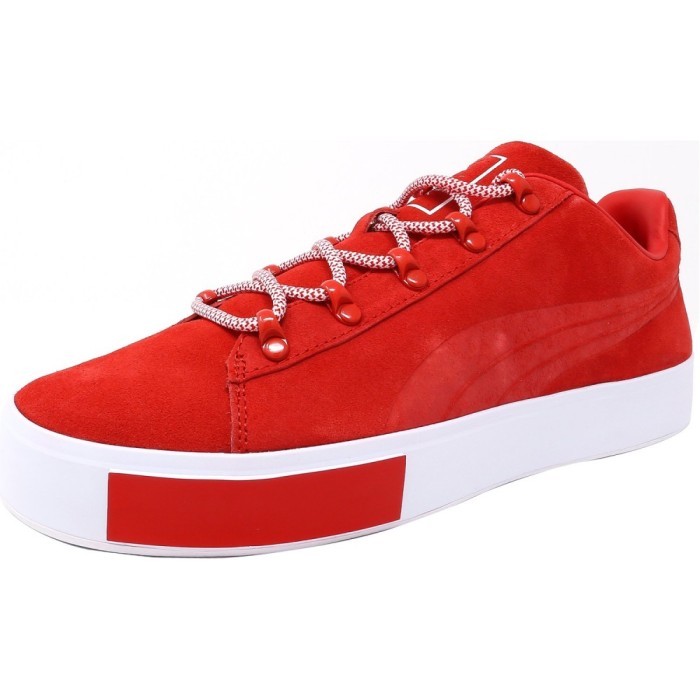 Puma barbati X Dp Court Platform S High Risk Red Ankle-High Fashion Sneaker foto mare Puma barbati X Dp Court Platform S High Risk Red Ankle-High Fashion Sneaker foto mare