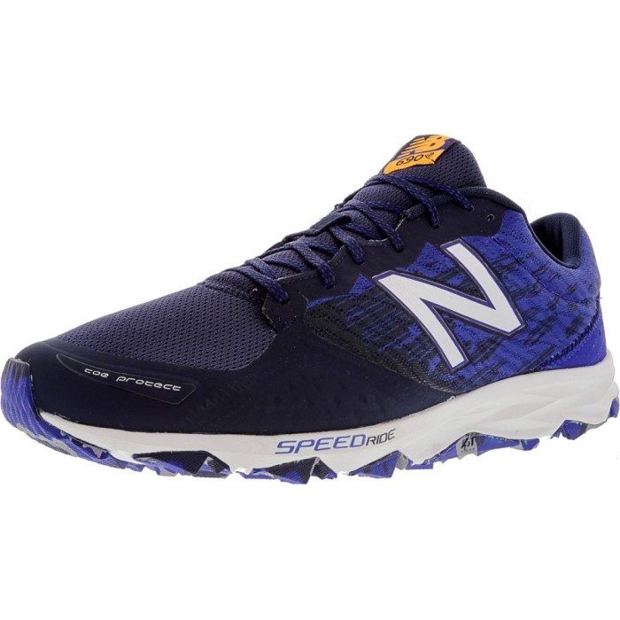 New Balance barbati Mt690 Lm2 Ankle-High Fabric Trail Runner foto mare New Balance barbati Mt690 Lm2 Ankle-High Fabric Trail Runner foto mare