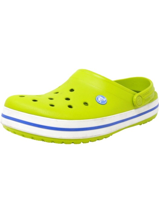 Crocs Crocband Clog Volt Green / Varsity Blue Clogs foto mare Crocs Crocband Clog Volt Green / Varsity Blue Clogs foto mare