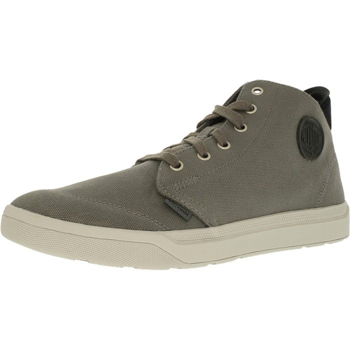 Palladium barbati Desrue Mid Castlerock/Black/Vapor Ankle-High Fashion Sneaker foto mare Palladium barbati Desrue Mid Castlerock/Black/Vapor Ankle-High Fashion Sneaker foto mare