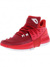 Adidas barbati Dame 3 Power Red / Footwear White Grey Ankle-High Basketball Shoe foto