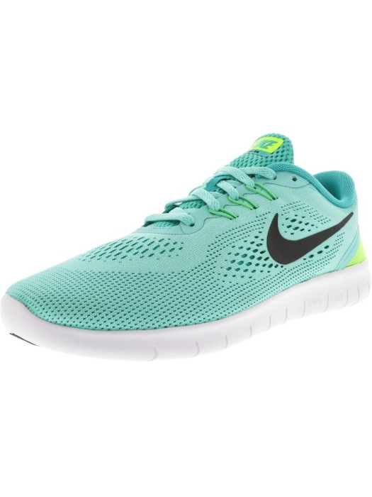 Nike Boys Free Rn Hyper Turquoise / Black-Clear Jade Low Top Running Shoe foto mare Nike Boys Free Rn Hyper Turquoise / Black-Clear Jade Low Top Running Shoe foto mare