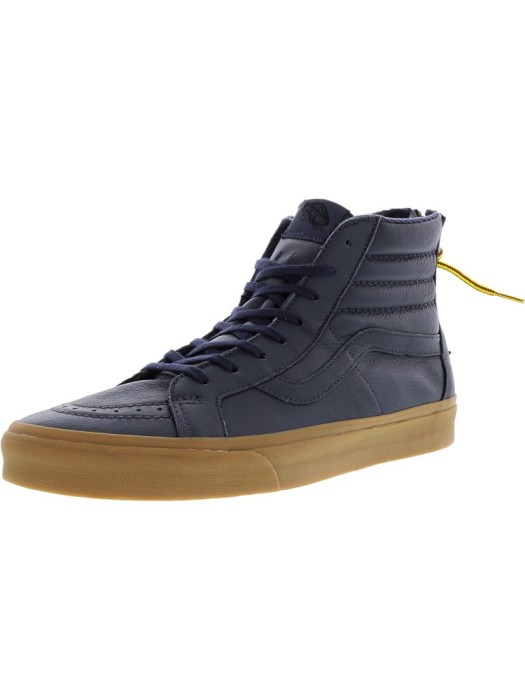 Vans barbati Sk8-Hi Reissue Zip Hiking Navy / Gum High-Top Leather Skateboarding Shoe foto mare Vans barbati Sk8-Hi Reissue Zip Hiking Navy / Gum High-Top Leather Skateboarding Shoe foto mare