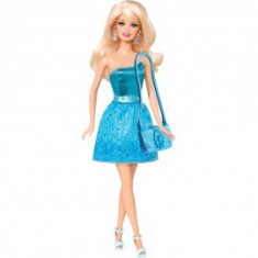 Barbie Papusa cu rochie turcoaz Party foto