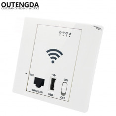 intrerupator wifi wireless 300m 802.11n access point router repeater poe foto