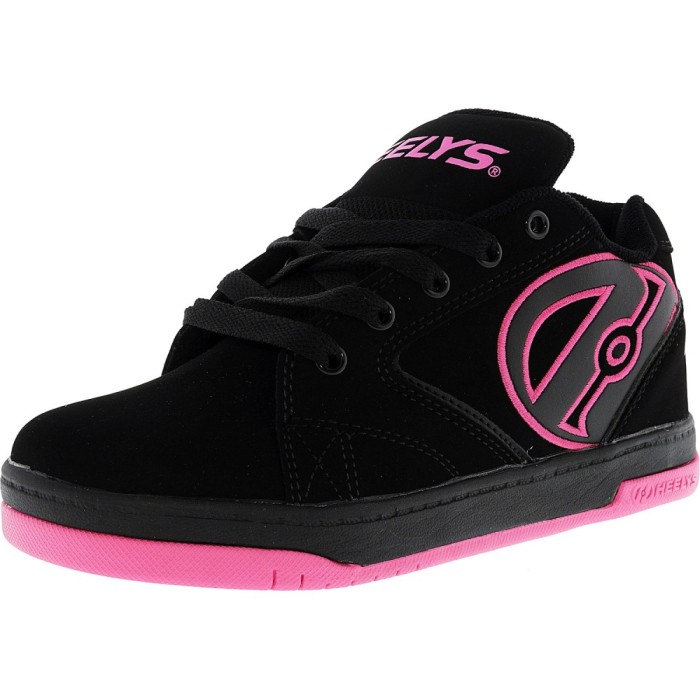 Heelys Propel 2.0 Black/Hot Pink Ankle-High Skateboarding Shoe foto mare Heelys Propel 2.0 Black/Hot Pink Ankle-High Skateboarding Shoe foto mare
