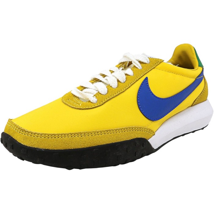 Nike barbati Roshe Waffle Racer Nm True Yellow / Hyper Cobalt-Lucky Green-White Ankle-High Running Shoe foto mare Nike barbati Roshe Waffle Racer Nm True Yellow / Hyper Cobalt-Lucky Green-White Ankle-High Running Shoe foto mare