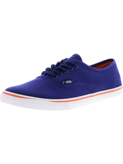 Vans Authentic Lo Pro Blueprint / Camellia Ankle-High Cotton Skateboarding Shoe foto mare Vans Authentic Lo Pro Blueprint / Camellia Ankle-High Cotton Skateboarding Shoe foto mare
