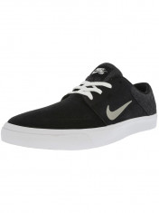 Nike barbati Sb Portmore Black / Medium Grey White Ankle-High Skateboarding Shoe foto