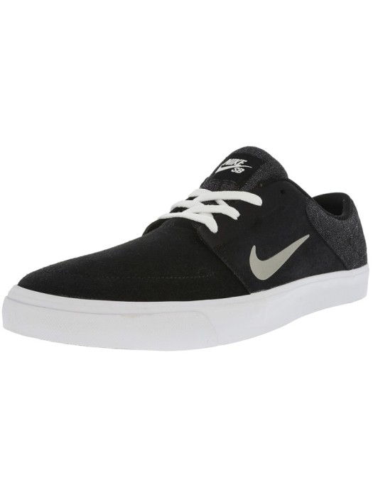 Nike barbati Sb Portmore Black / Medium Grey White Ankle-High Skateboarding Shoe foto mare Nike barbati Sb Portmore Black / Medium Grey White Ankle-High Skateboarding Shoe foto mare