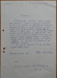 Cumpara ieftin Text olograf Stefan Augustin Doinas, 1960