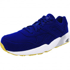 Puma barbati R698 Bright Royal Blue Ankle-High Fabric Fashion Sneaker foto