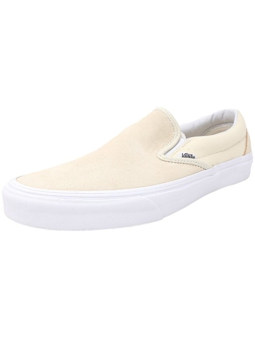 Vans Classic Slip-On Suede And Canvas Afterglow / True White Skateboarding Shoe foto mare Vans Classic Slip-On Suede And Canvas Afterglow / True White Skateboarding Shoe foto mare