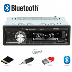 MP3 Player Auto 1DIN cu Radio FM, Bluetooth, Afisaj LCD Incorporat FM/MP3/USB/SD/AUX IN, Putere 4x45W, Vordon foto