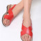 Sandale piele naturala Bela Cruz Rosii