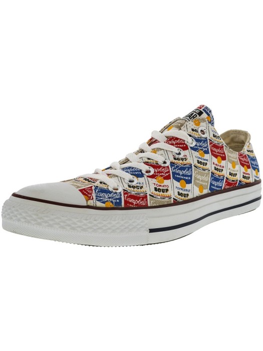 Converse Chuck Taylor Ox White Low Top Canvas Fashion Sneaker foto mare Converse Chuck Taylor Ox White Low Top Canvas Fashion Sneaker foto mare
