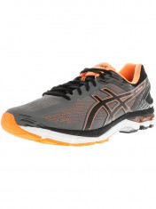 Asics barbati Gel-Pursue 3 Carbon / Black Hot Orange Ankle-High Fabric Running Shoe foto