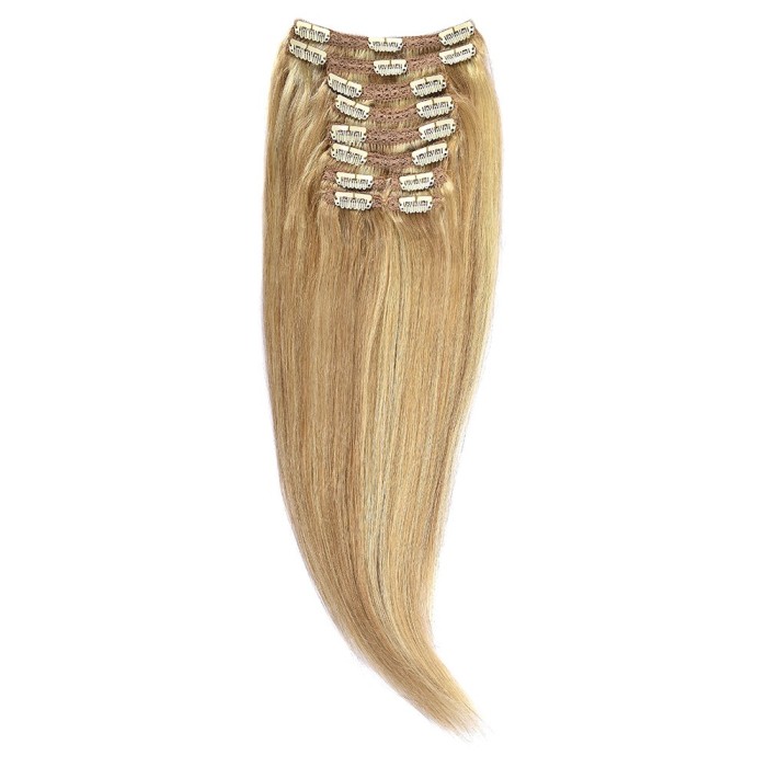 Clip-On Par Natural Volum 50cm 180gr Blond Miere Suvitat/Blond Deschis #27/60 foto mare Clip-On Par Natural Volum 50cm 180gr Blond Miere Suvitat/Blond Deschis #27/60 foto mare