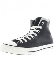 Converse Chuck Taylor All Star Hi Black / Egret Dolphin High-Top Leather Fashion Sneaker foto